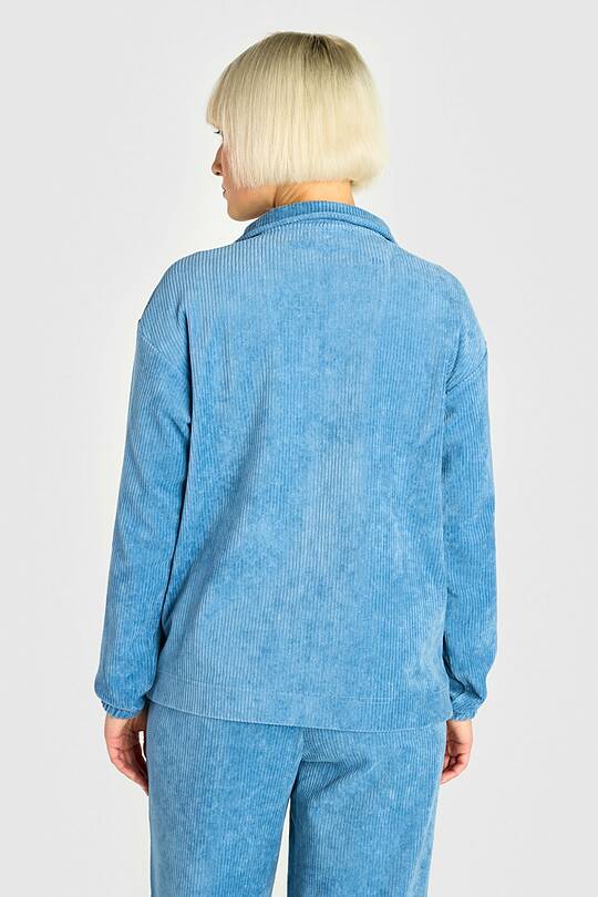 Full-zip corduroy velour sweatshirt 2 | Audimas