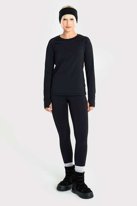 Synthetic leggings with brushed inside 1 | Audimas