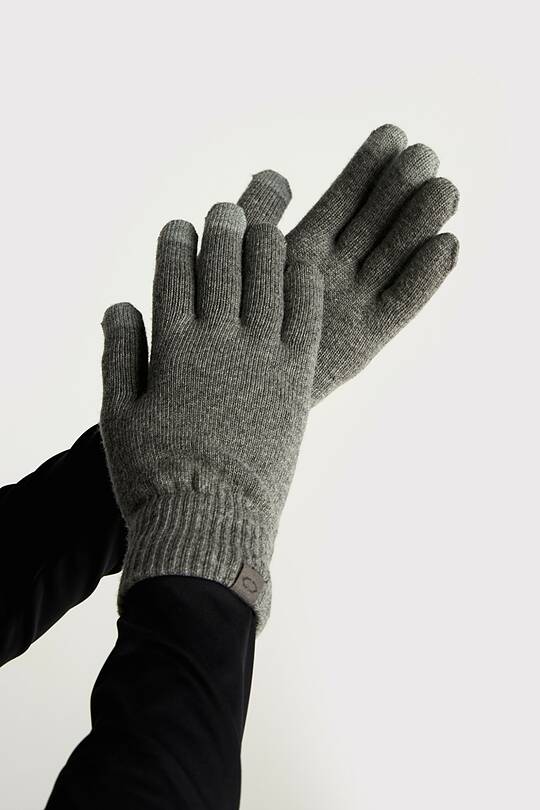 Merino wool gloves with touch screen 1 | Audimas