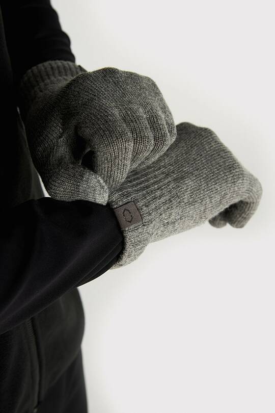 Merino wool gloves with touch screen 2 | Audimas