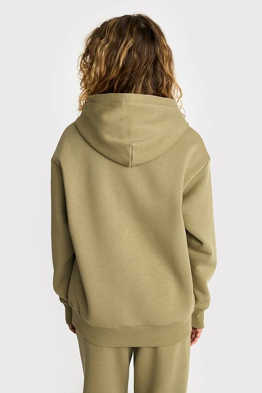 Oversized cotton fleece hoodie 2 | Audimas