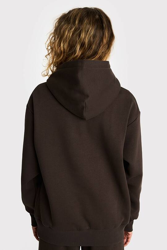 Oversized cotton fleece hoodie 2 | Audimas