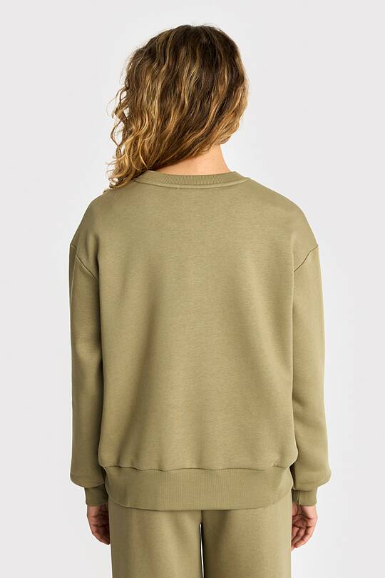Oversized cotton fleece sweatshirt 2 | Audimas