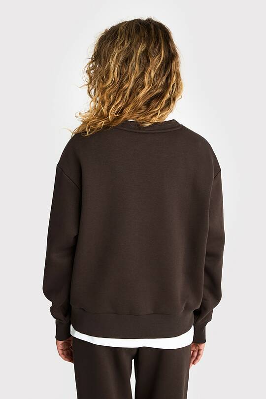 Oversized cotton fleece sweatshirt 2 | Audimas