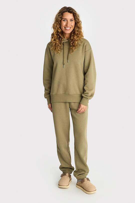 Oversized cotton fleece sweatpants 1 | Audimas