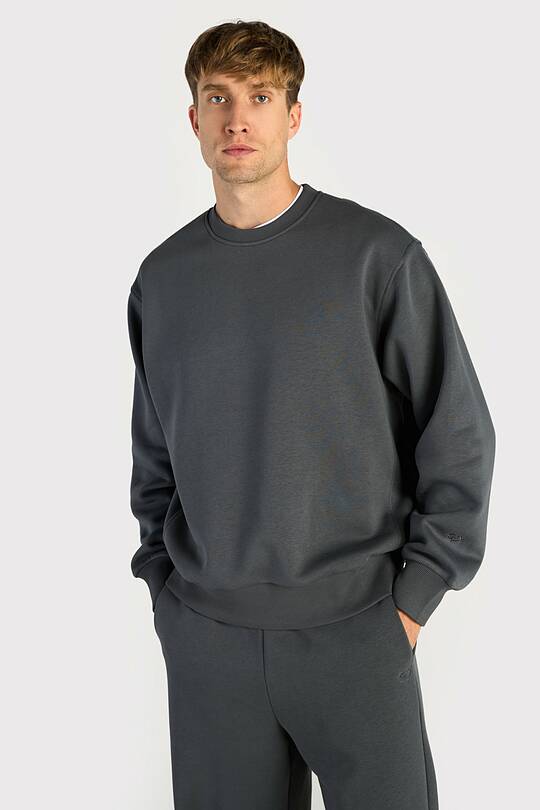 Oversized cotton fleece sweatshirt 1 | Audimas
