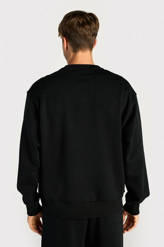 Oversized cotton fleece sweatshirt 2 | Audimas