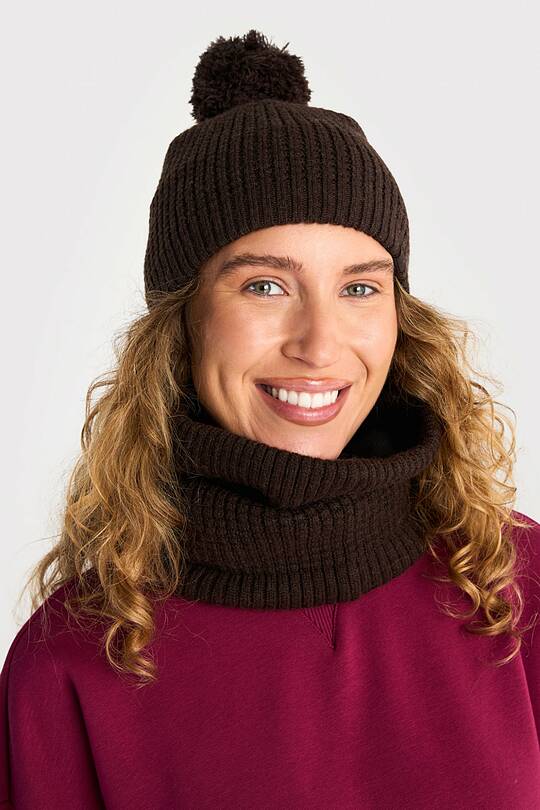 Knitted hat with fleece lining 2 | Audimas
