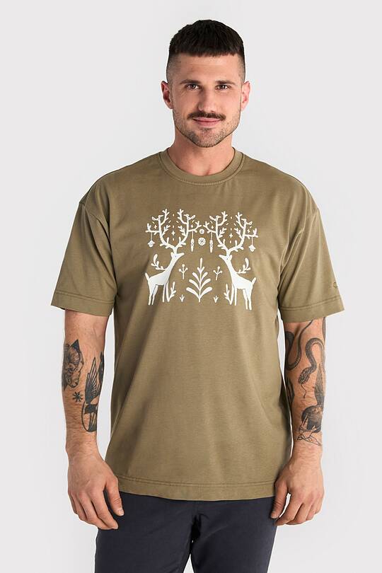 Short sleeves cotton T-shirt “Journey Through the Snow“ 2 | Audimas