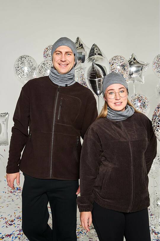 Merino wool hat and neck cuff set 1 | Audimas