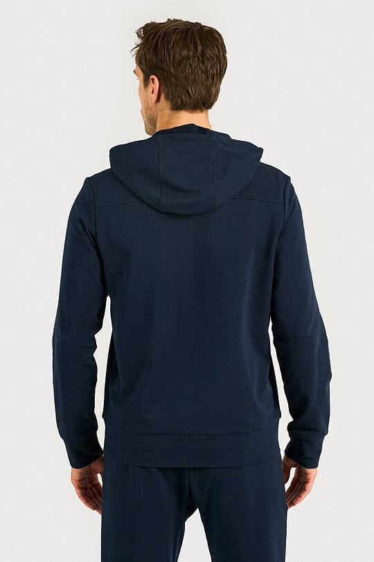 Cotton French terry full-zip hoodie 2 | Audimas