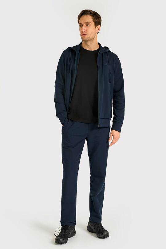 Straight cut cotton French terry sweatpant 1 | Audimas