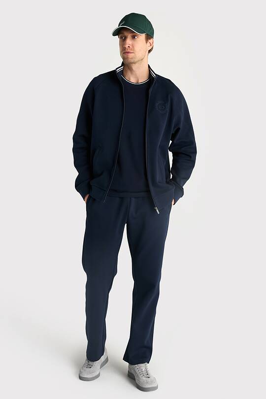 Straight fit cotton pique sweatpants 1 | Audimas