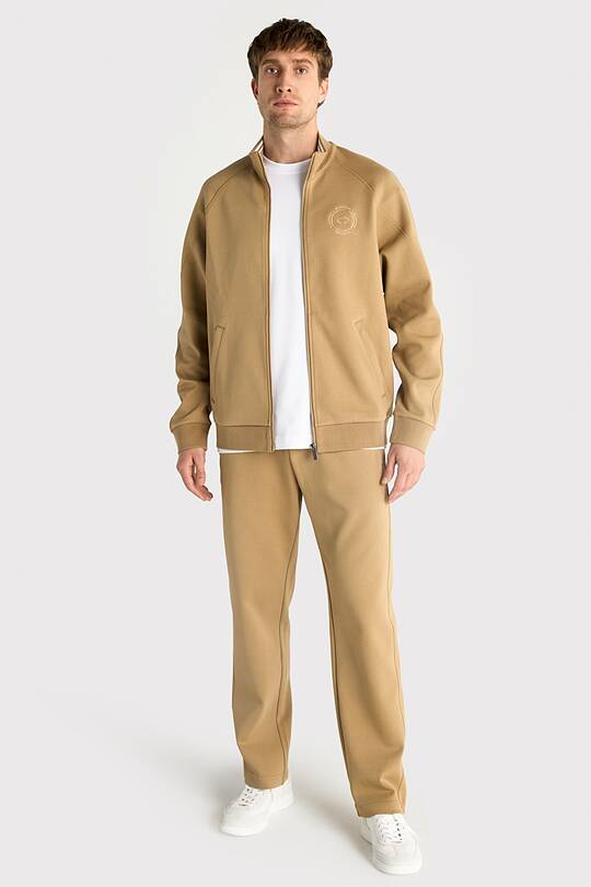 Straight fit cotton pique sweatpants 1 | Audimas