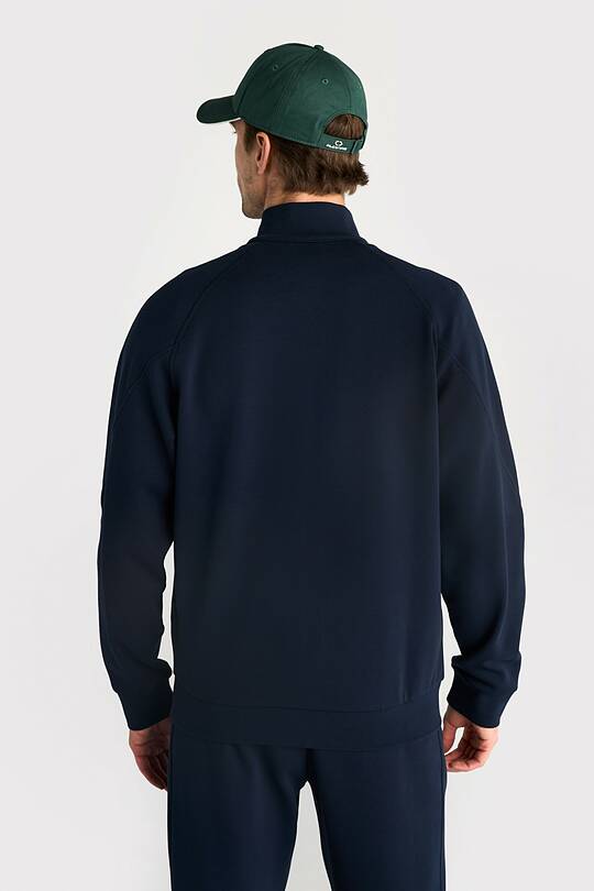 Cotton pique full-zip jacket 2 | Audimas