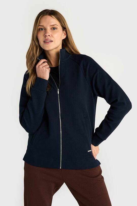 Textured full-zip sweatshirt 2 | Audimas