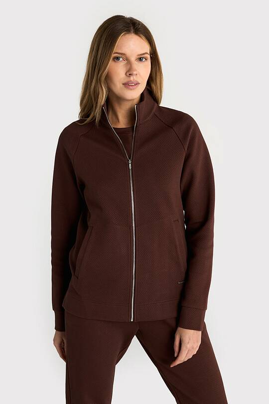 Textured full-zip sweatshirt 1 | Audimas