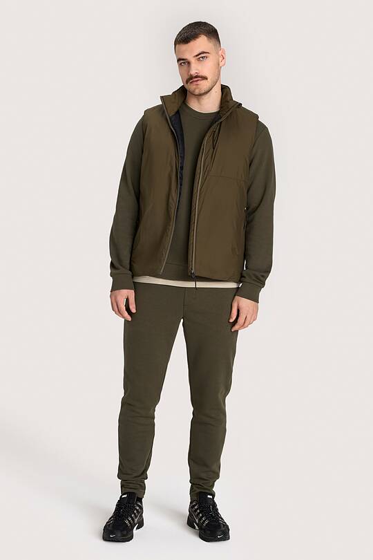 Tapered cotton French terry sweatpants 1 | Audimas