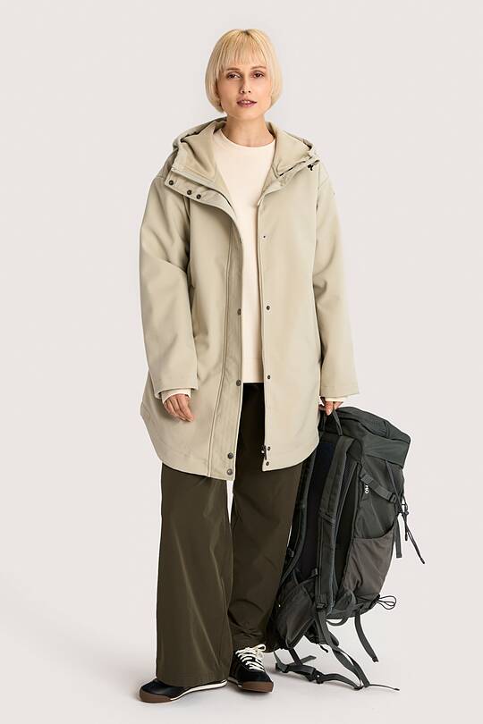 Oversized softshell coat 1 | Audimas