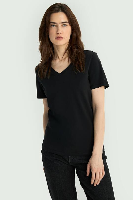 V-neck cotton T-shirt 1 | Audimas