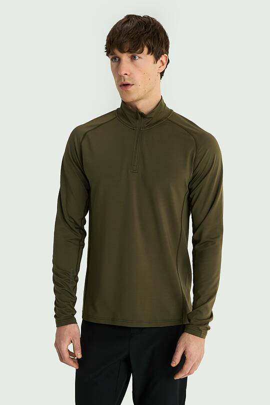 Synthetic half-zip sweatshirt 1 | Audimas