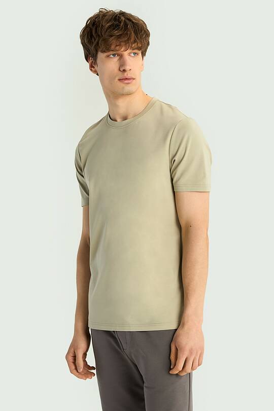 T-shirt with viscose 1 | Audimas