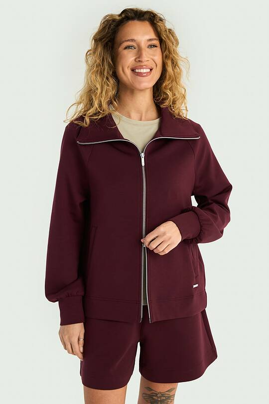 Full-zip sweatshirt with lyocell 1 | Audimas
