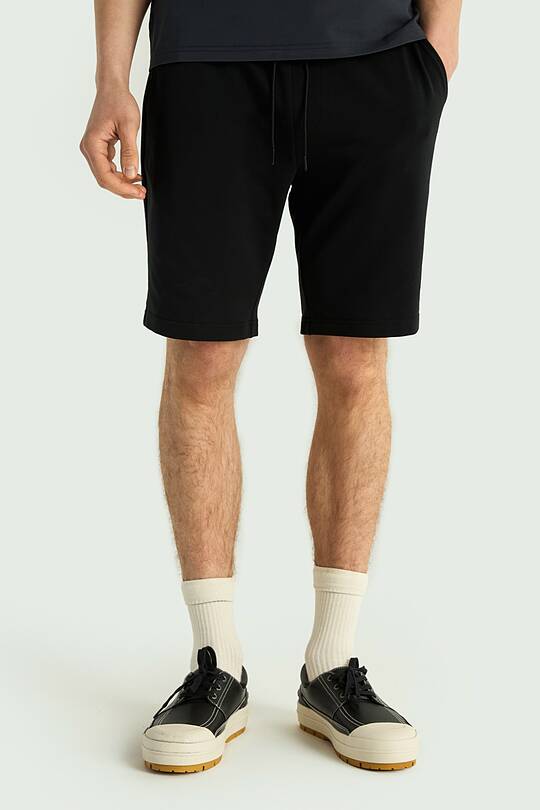Stretch cotton French terry sweatshorts 2 | Audimas