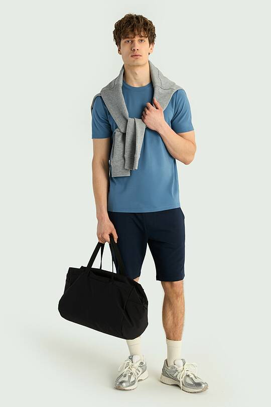 Stretch cotton French terry sweatshorts 1 | Audimas