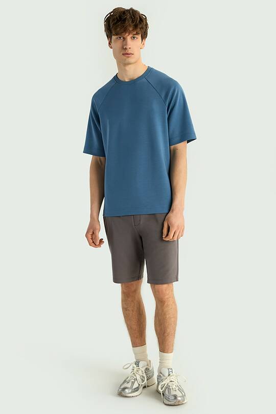 Stretch cotton French terry sweatshorts 1 | Audimas