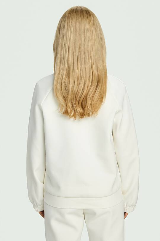 Cotton pique full-zip bomber jacket 2 | Audimas