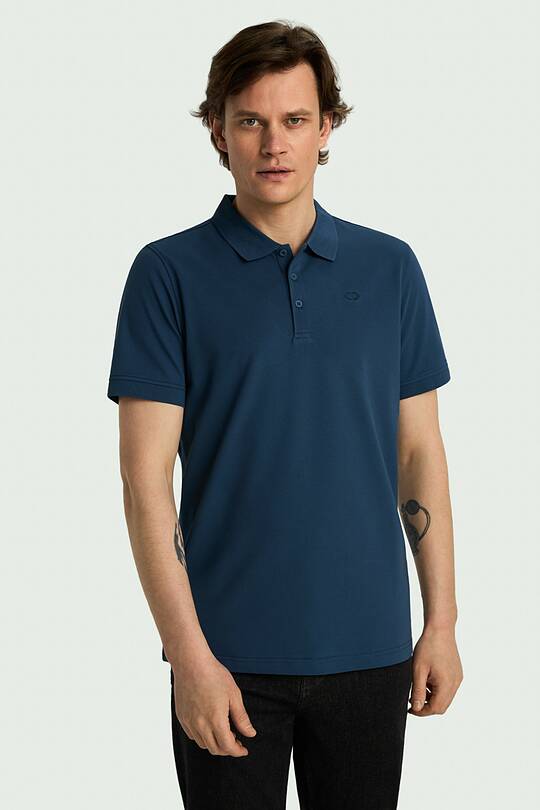 Cotton pique polo shirt 1 | Audimas
