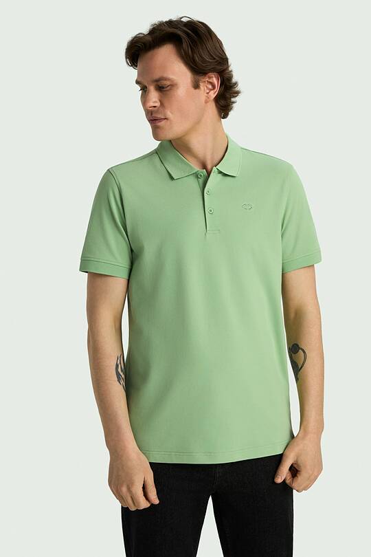 Cotton pique polo shirt 1 | Audimas