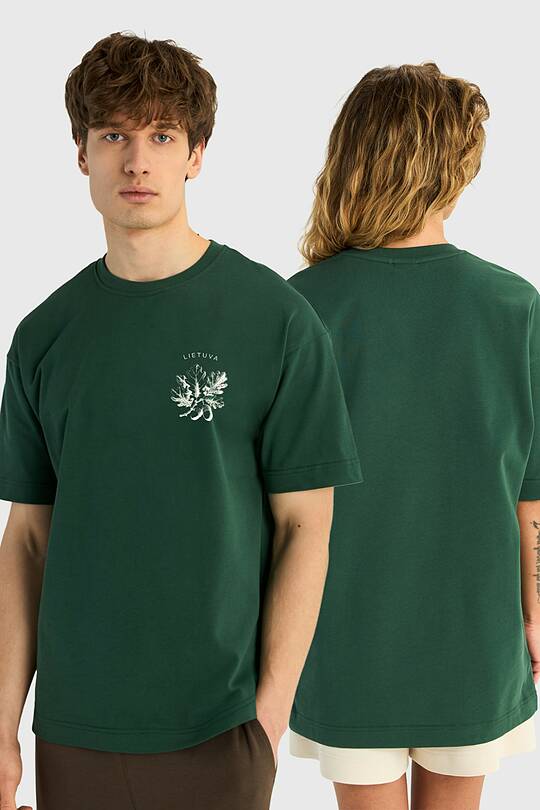 Short sleeves cotton T-shirt Oak small 1 | Audimas