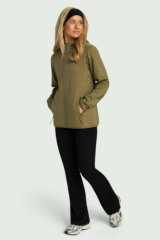 Outdoor grid fleece hoodie 1 | Audimas