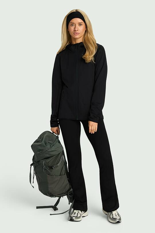 Outdoor grid fleece hoodie 1 | Audimas