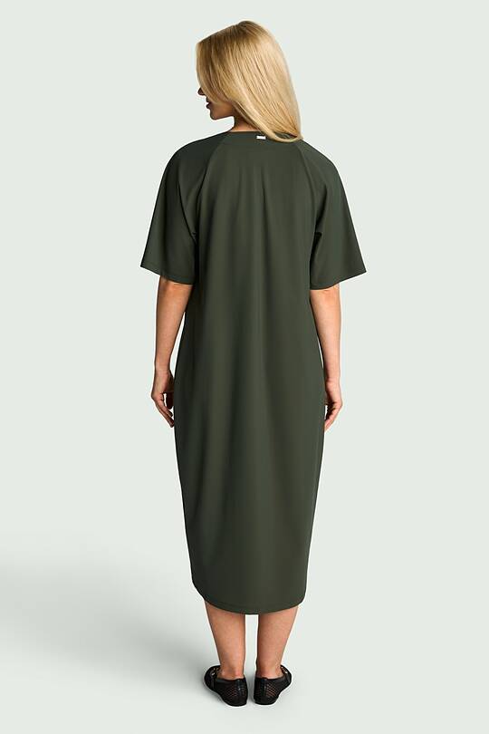 SENSITIVE fabric short sleeve dress 2 | Audimas