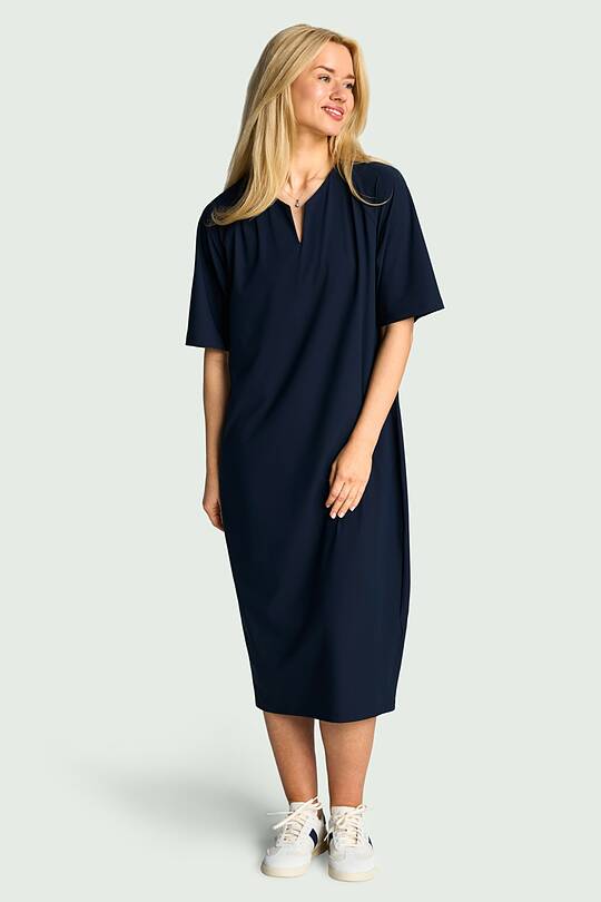 SENSITIVE fabric short sleeve dress 2 | Audimas