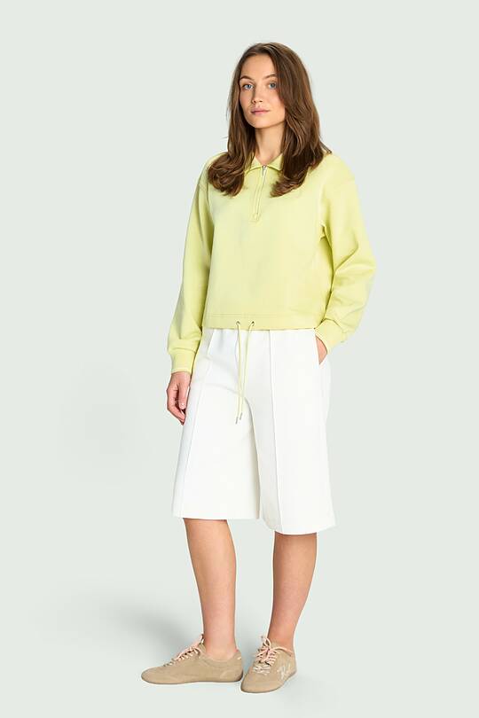 Cotton pique bermuda sweatshorts 1 | Audimas