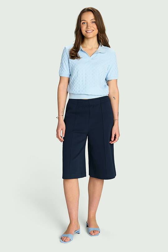 Cotton pique bermuda sweatshorts 1 | Audimas
