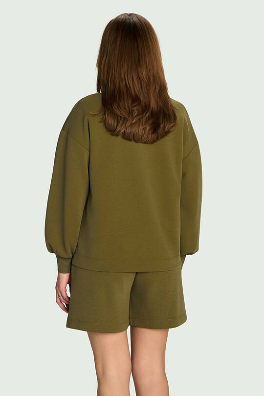Textured crewneck sweatshirt 2 | Audimas