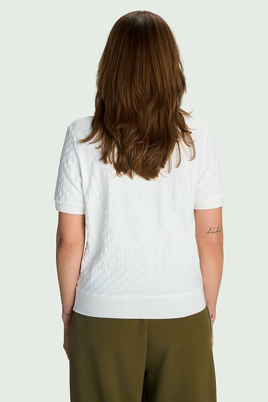 Textured cotton polo T-shirt 2 | Audimas
