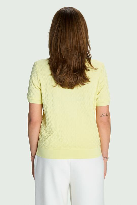 Textured cotton polo T-shirt 2 | Audimas