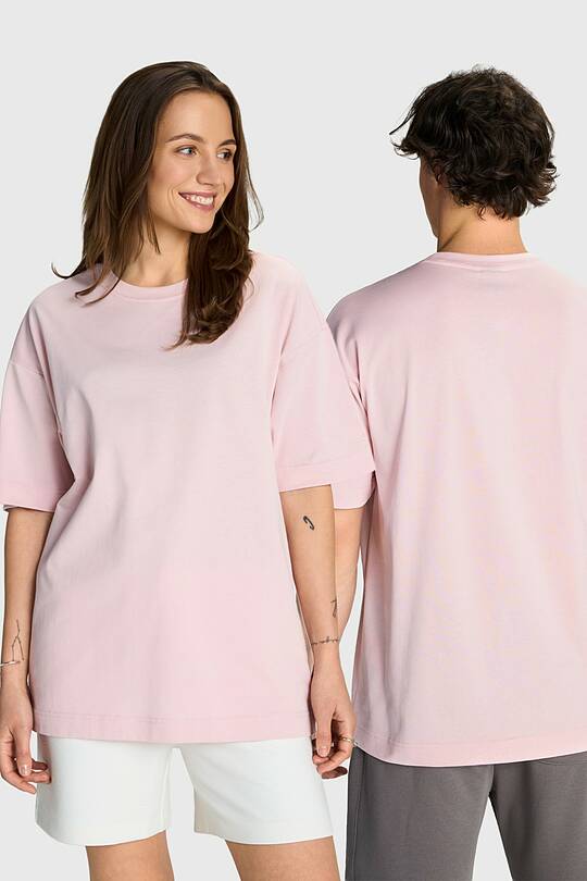 Oversized short sleeve cotton T-shirt 1 | Audimas