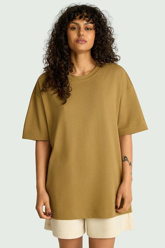 Oversized short sleeve cotton T-shirt 2 | Audimas