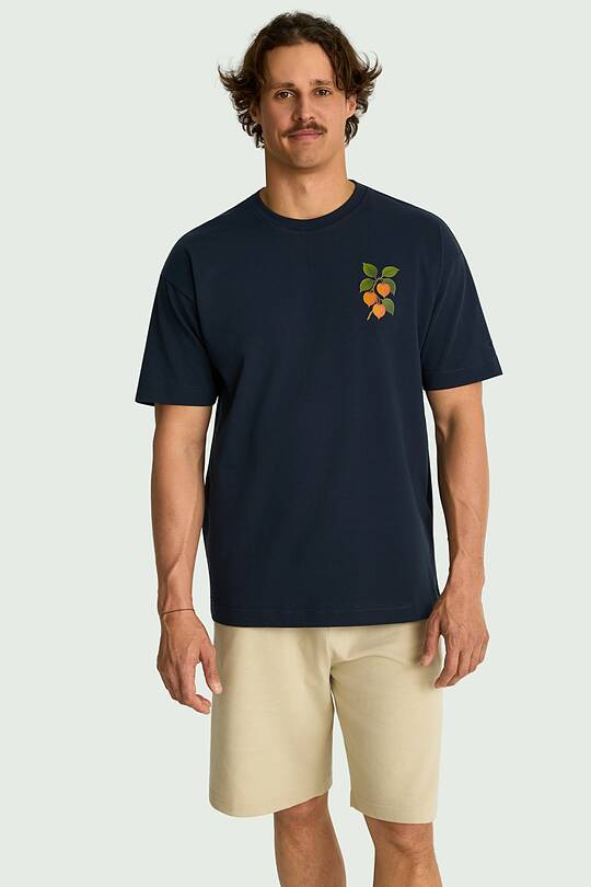 Short sleeves cotton T-shirt "Groundcherry" 1 | Audimas