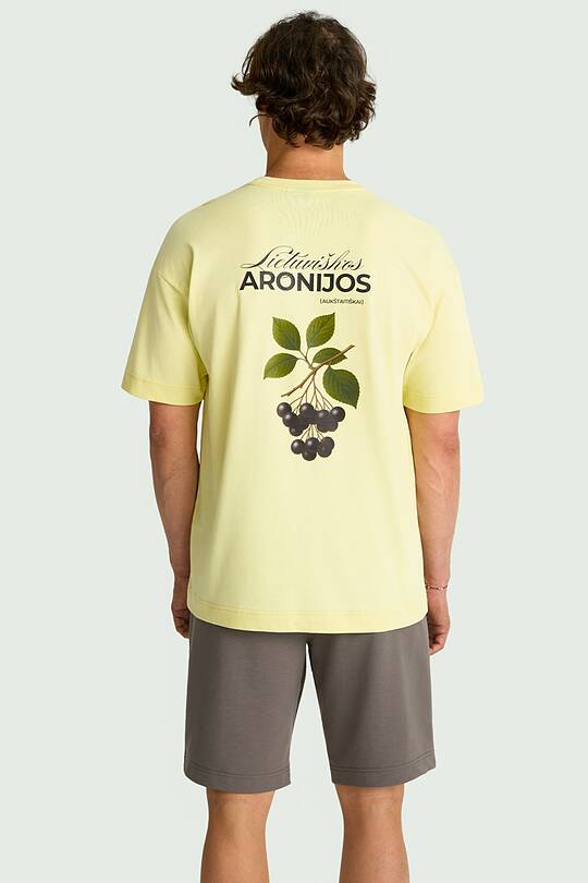 Short sleeves cotton T-shirt "Chokeberries" 2 | Audimas