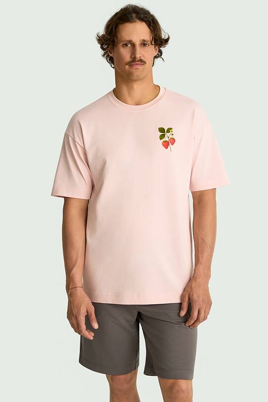 Short sleeves cotton T-shirt "Strawberry" 1 | Audimas