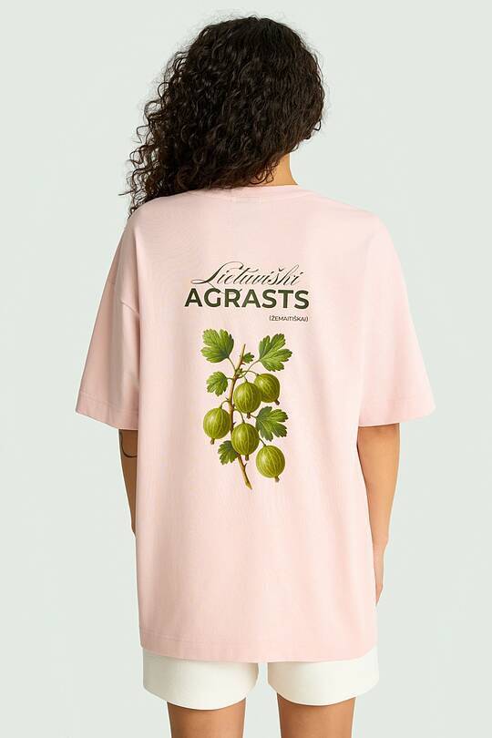 Short sleeves cotton T-shirt "Gooseberry" 2 | Audimas