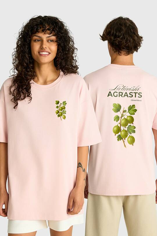 Short sleeves cotton T-shirt "Gooseberry" 1 | Audimas